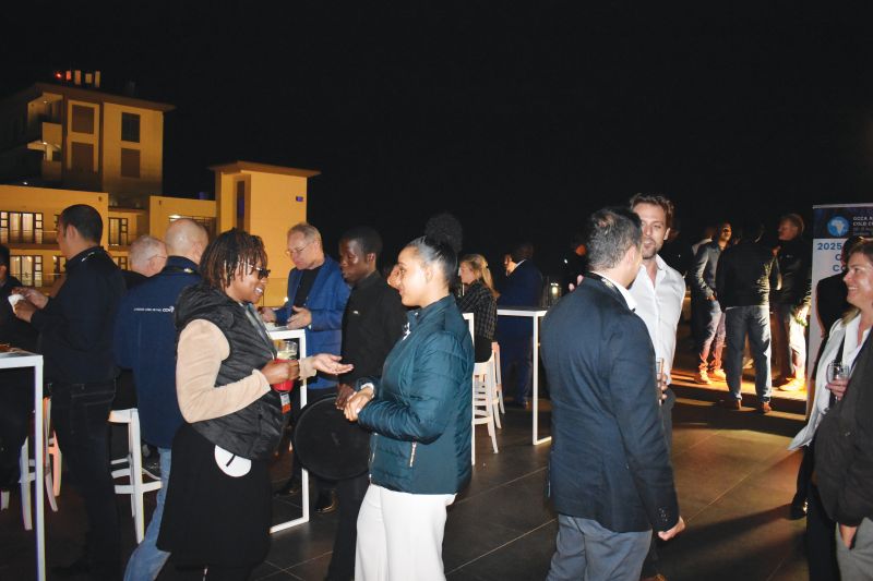 The ‘night before’ rooftop cocktail party.