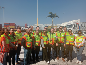 The delegates on the first day of the conference at Durban Container Port